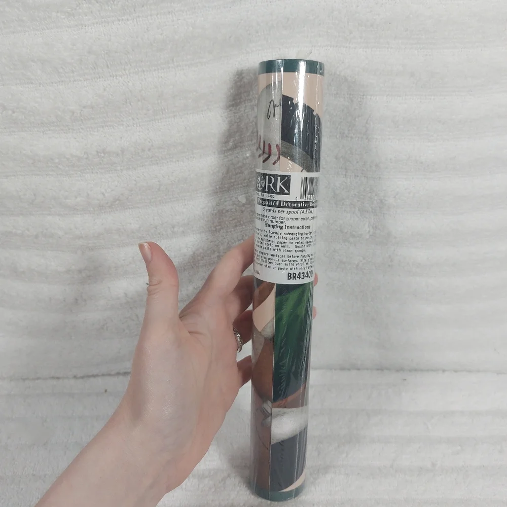 York Wall Borders Prepasted Decorative Wallpaper Sports Kids Balls New 5 yards